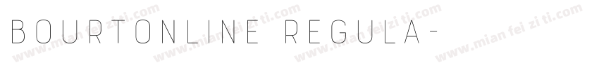 BourtonLine Regula字体转换